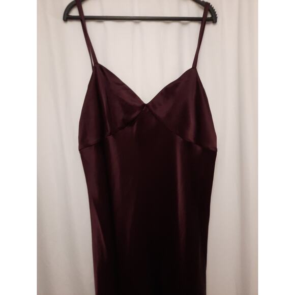 Ralph Lauren 16 Double-Faced Purple Satin Sleeveless Gown NWT msrp $598 READ - Picture 2 of 16